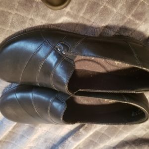 Clark's slip on dress shoes